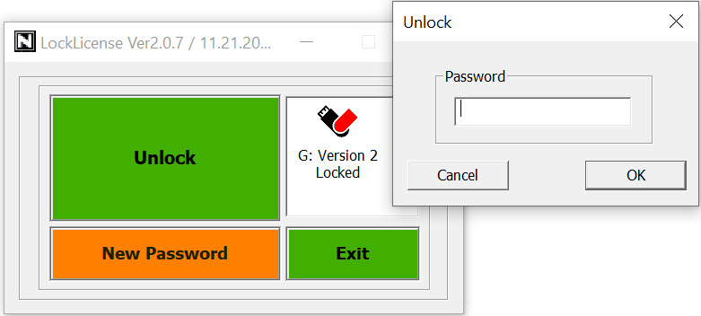 USB read only, Nexcopy Lock License