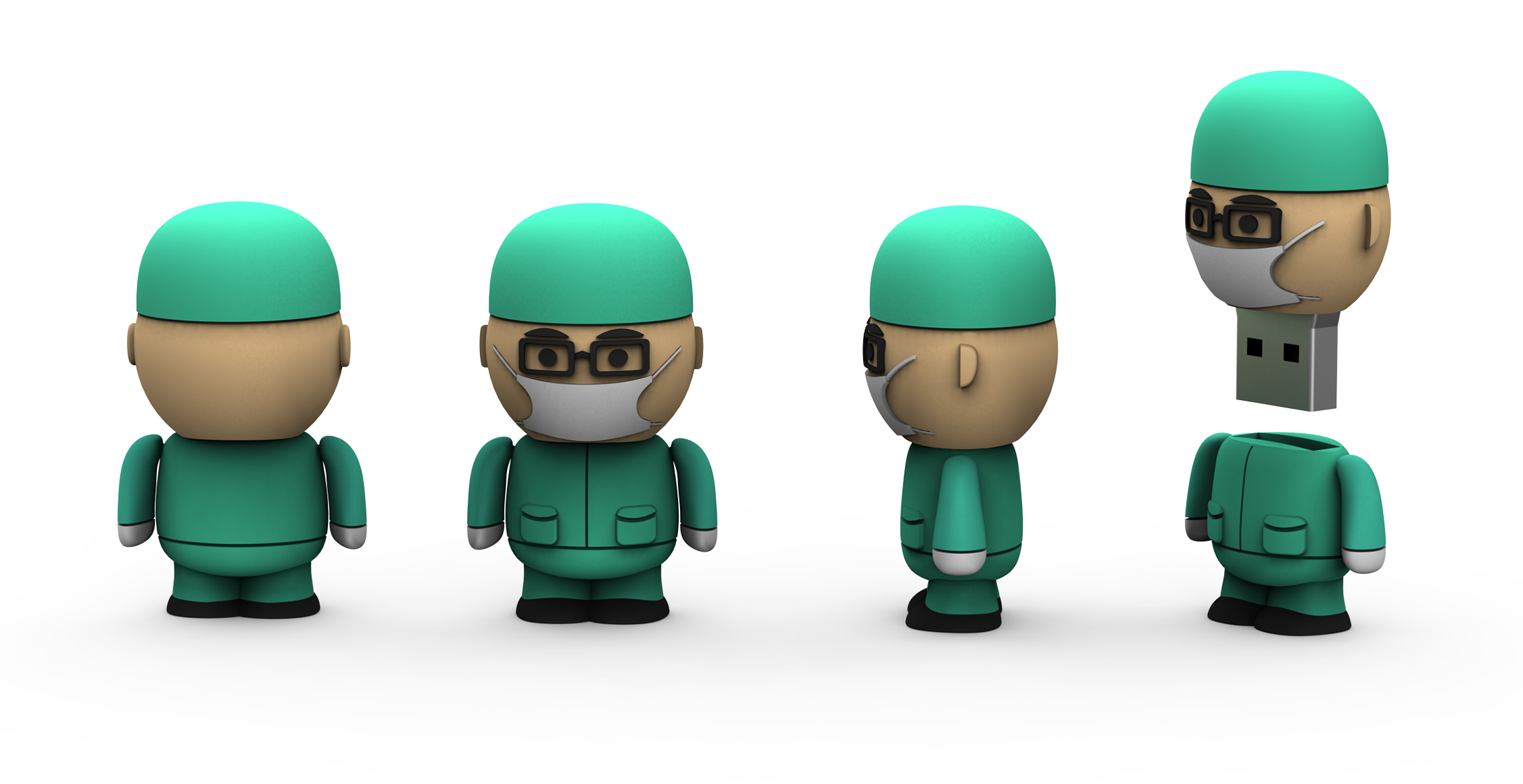 Custom character USB drive